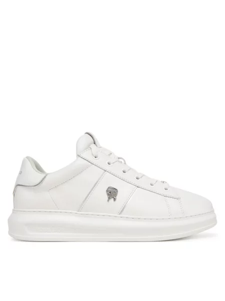Sneakersy KARL LAGERFELD białe
