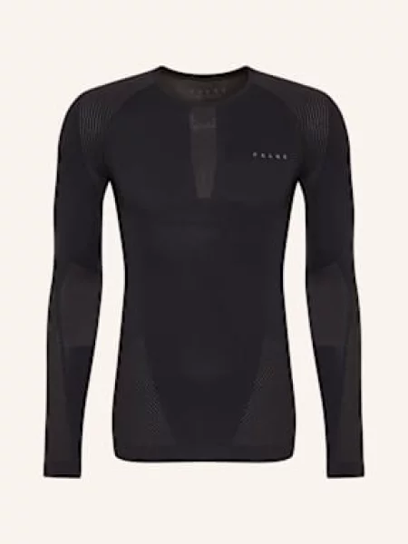 Falke Koszulka Funkcyjna Warm schwarz czarna