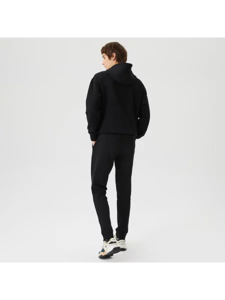 Спортивные штаны Lacoste с принтом черные