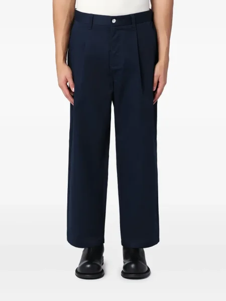 Pantaloni plisați New Amsterdam albastru