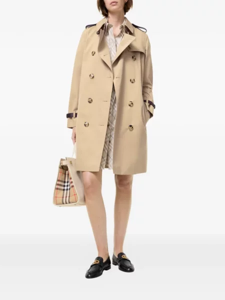 Trenci Burberry din piele