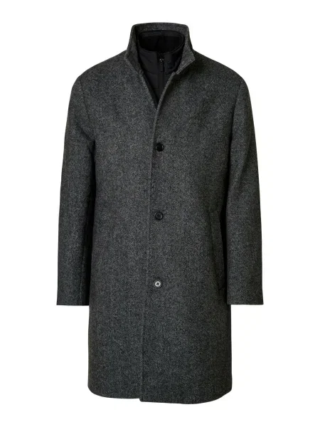 SELECTED Prehoden plašč SLHRainar črna bela