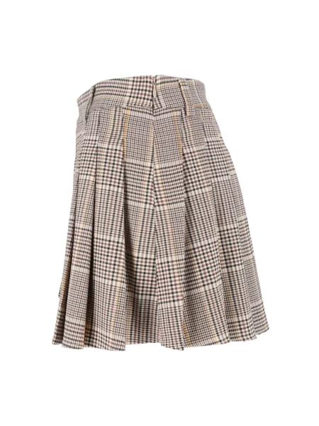 Spódnica Mc2 Saint Barth w kratę flanelowa