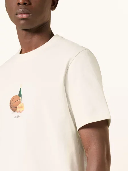 Les Deux Tričko Lemons režná / hnědá / tmavě zelená