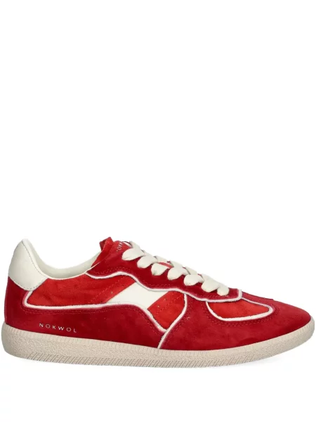 Tenisice Nokwol od brušene kože crvena
