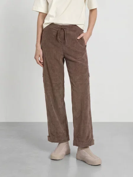 Jeanne Baret Kordové Kalhoty Faroe hnědá