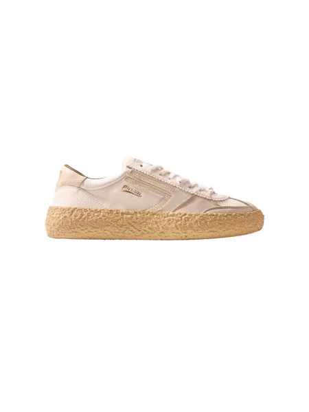 Sneakersy Puraai zamszowe białe