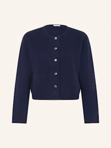 Mrs & Hugs Kardigan Z Dodatkiem Kaszmiru blau granatowy