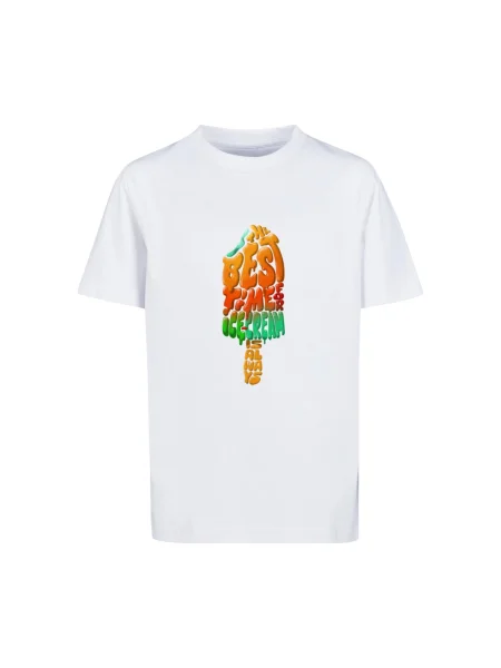 Tricou copii Mister Tee alb