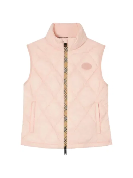 Matlasat vestă Burberry roz