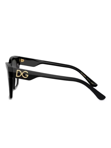 Слънчеви очила Dolce & Gabbana Eyewear с автограф черно