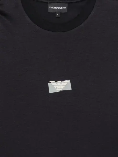 Μπλούζα Emporio Armani με σχέδιο μαύρο