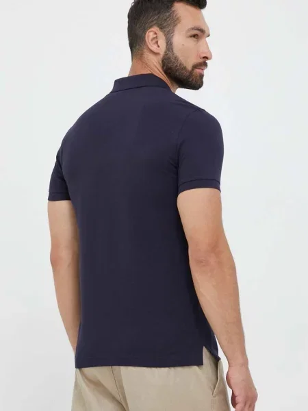 Gant polo de marin neted albastru