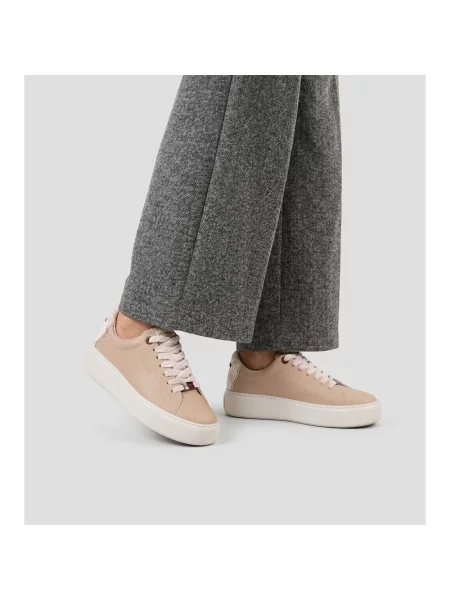 Sneakersy Alexander Smith skórzane beżowe