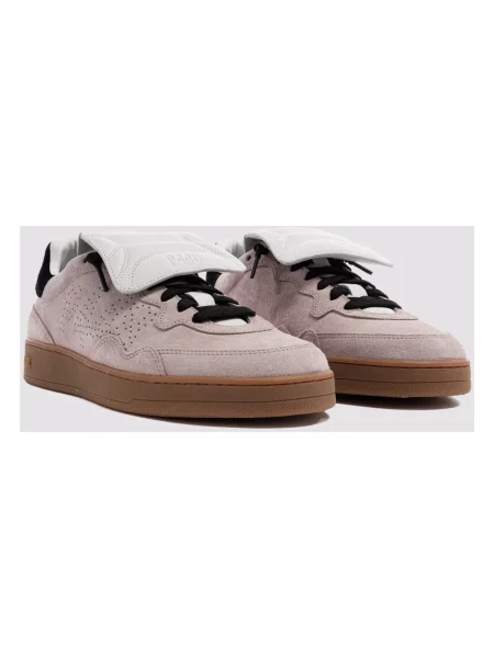 Sneakersy P448 zamszowe różowe