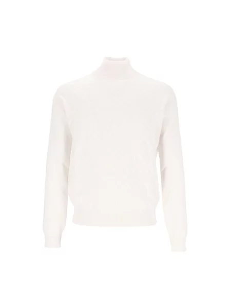 Sweter Corneliani wełniany biały