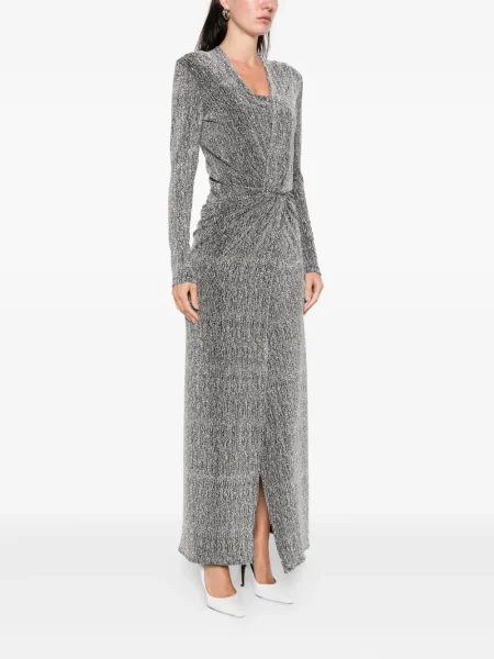 Rochie Simona Corsellini de costum argintiu