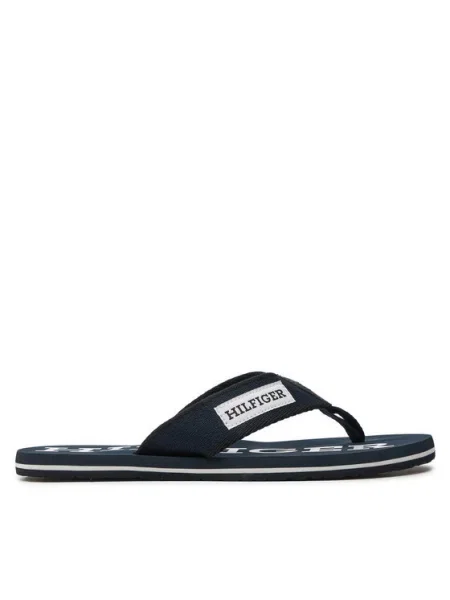 Olcsóbban. Férfi flop-flop papucs Tommy Hilfiger Patch Beach Sandal desert sky. Méret: 40 EU kék