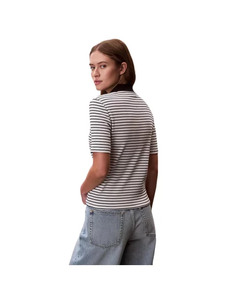 Tricou polo Calvin Klein Jeans negru