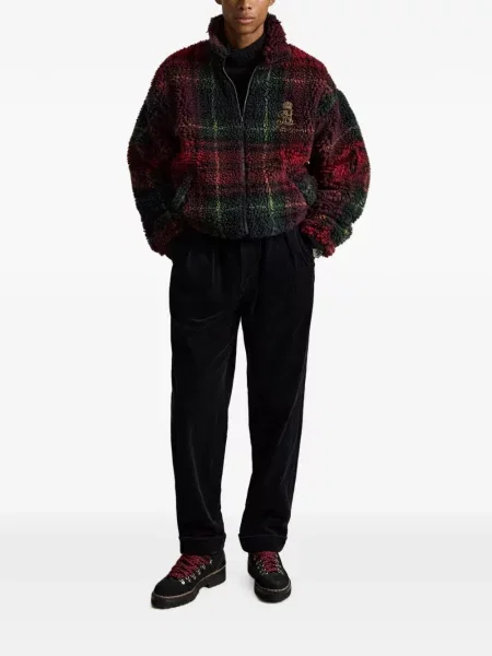 Polo majica Polo Ralph Lauren s vezom keper karirana plava