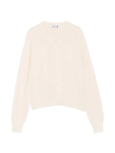 Cardigan Please cu decolteu rotund