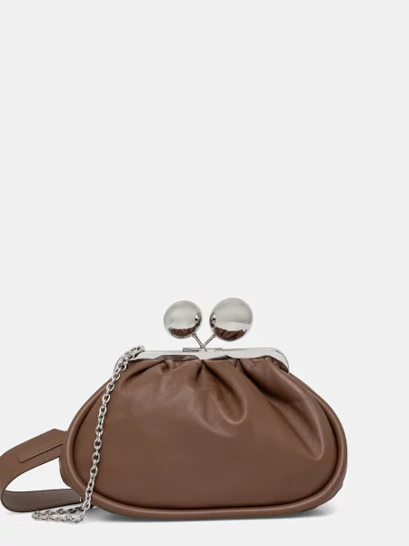 Weekend MaxMara De piele geantă pe umăr Pasticcino MILVANEW maro