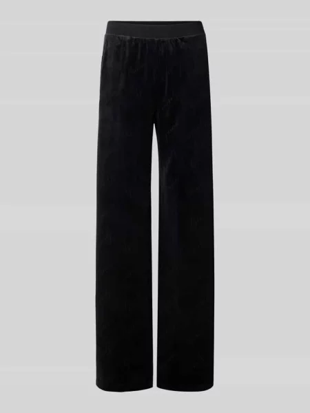 Spodnie dresowe w kroju straight fit z elastycznym pasem model LOREN' Guess czarne