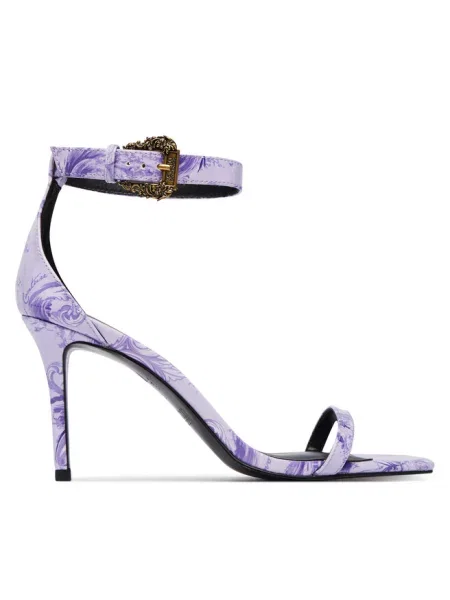 Sandały Versace Jeans Couture fioletowe