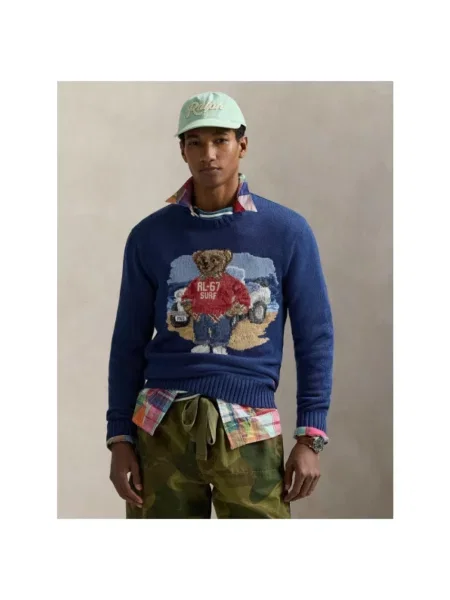 Sweter Polo Ralph Lauren niebieski
