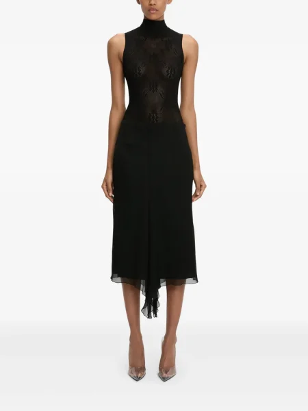 Fustă Victoria Beckham negru