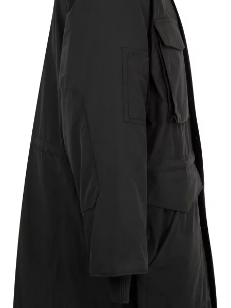 Geacă parka Canada Goose cu glugă negru
