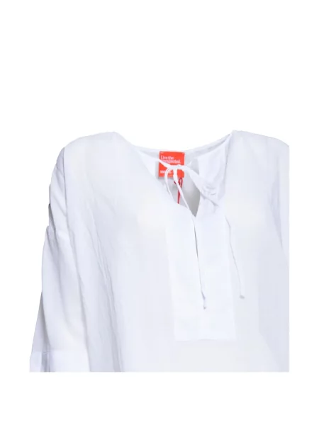 Bluză Merci cu legături alb