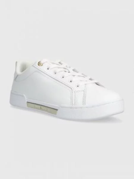 TOMMY HILFIGER Nízke tenisky CHIQUE zlatá biela