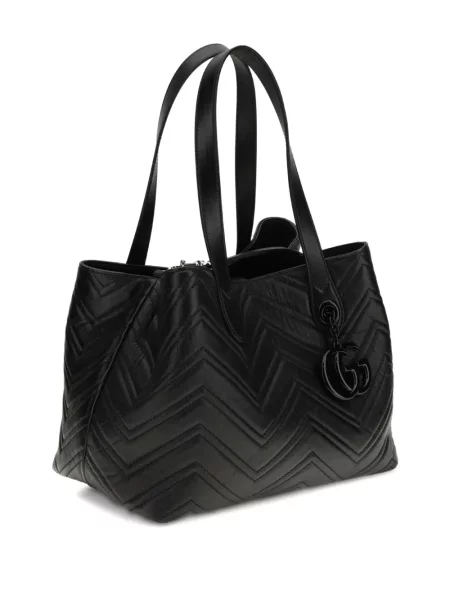 Geantă shopper Gucci din piele negru