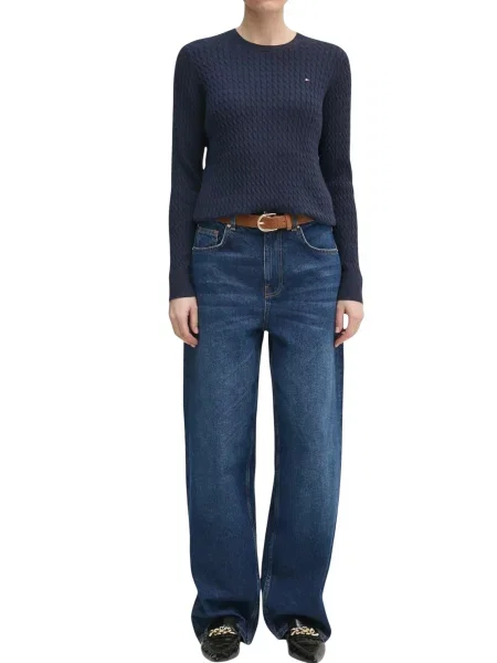 Pulover Tommy Hilfiger modra