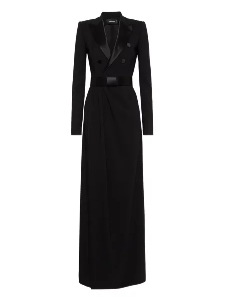 Rochie maxi Dsquared2 de costum negru