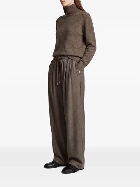 Pantaloni The Frankie Shop maro