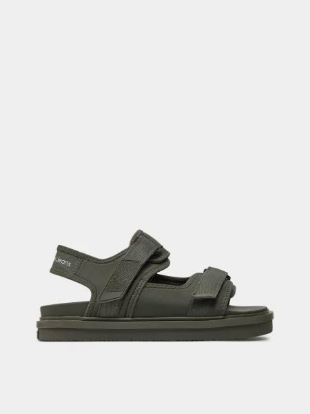 Сандалії Calvin Klein Sandal Velcro Np In Mr перероблений поліестер/еластан хакі