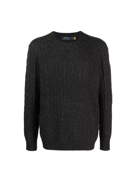 Sweter Ralph Lauren z kaszmiru szary