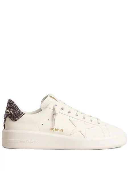 Sneakerși Golden Goose din piele alb