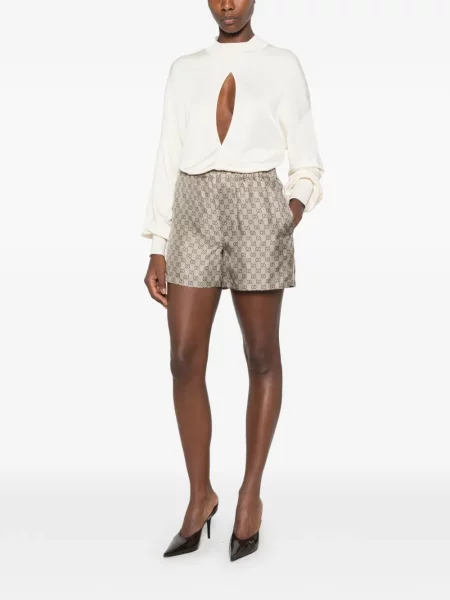 Pantaloni scurți Gucci de mătase