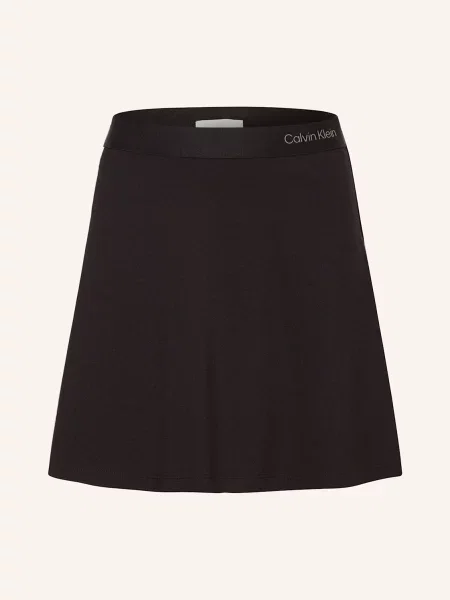 Calvin Klein Jeans Sukně Logo Tape D černá