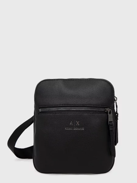 Crossbody táska Armani Exchange fekete