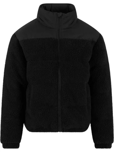 Urban Classics Jachetă fleece negru