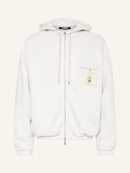 Jacquemus Mikina S Kapucí Le Hoodie Torneo světle šedá