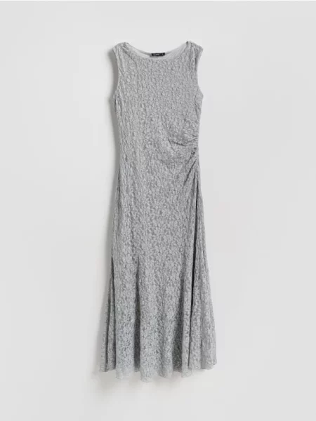 Reserved Rochie maxi deschis gri