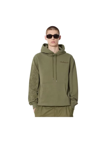Bluza z kapturem Maharishi z kapturem bambusowa zielona