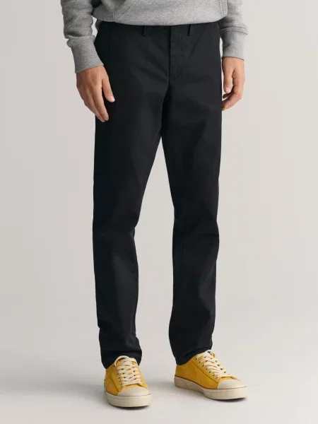 GANT Pantaloni eleganți negru