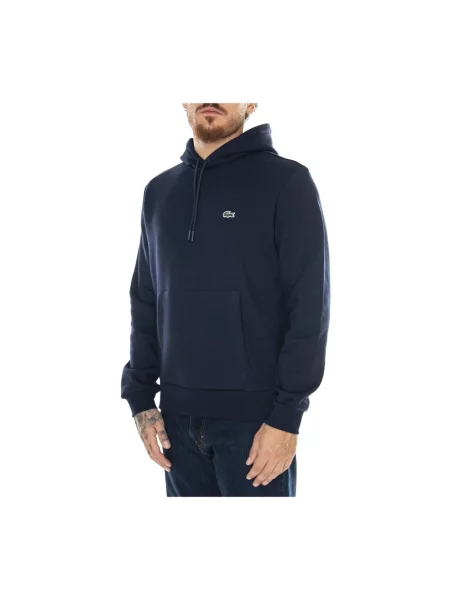 Lacoste Bluza Z Kapturem blau niebieska