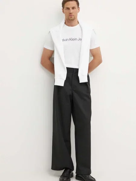 Calvin Klein Jeans tričko bílé